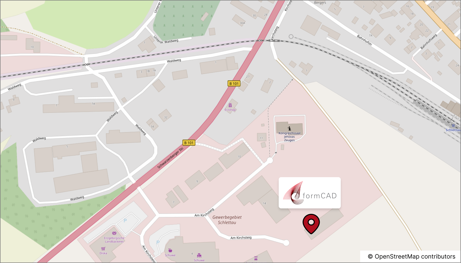 Klicken Sie hier, um den Standort von FormCAD in Google Maps anzuzeigen